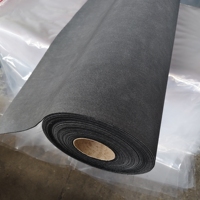 Tapis noir d'usine chinoise 100% polyester, tapis de mariage enduit de film, tapis uni pour exposition, idéal pour événements, couloirs, fêtes