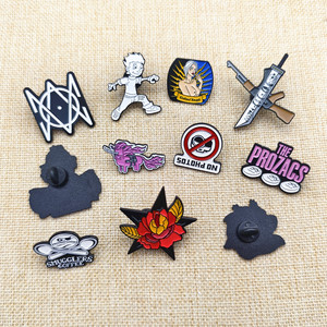 Pins de Esmalte de Aleación de Zinc Personalizados Directo de Fábrica - Diseño de Ilustraciones Gratuitas, Insignias de Esmalte Suave Estilo Antiguo para Pedidos Personalizados - Product Image 1