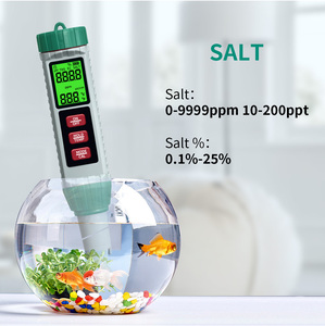 Nouveau design, testeur d'eau vert avec écran lumineux 5 en 1 (pH, température, EC, TDS) pour aquarium et piscine, avec service OEM - Product Image 5