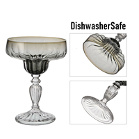 Samyo Custom Vintage Diamant-geëmbosseerd wijnglas, Europese stijl, dik grijs gekleurd glas, kelk voor bruiloften en hotels.