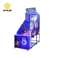 Machine de jeu d'arcade de basket-ball de rue Eplay, machine de tir au panier pour 1 joueur, 5 ballons de basket, écran LED 500W, machine de rebond de basket-ball