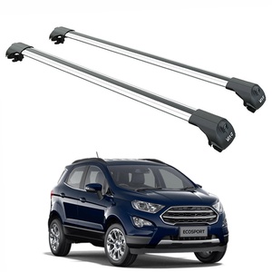 Barres transversales de toit Ford EcoSport 2018 et plus, en aluminium, pour rails intégrés, ajustement personnalisé, vente en gros - Product Image 1