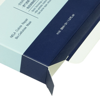 Achat personnalisé de boîte d'emballage de masque facial Boîte à double insertion de carte blanche Impression de matériel de protection de l'environnement