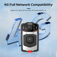Caméra corporelle portable, écran tactile de 3,1 pouces, étanche, enregistrement en boucle, vision nocturne, 4G GPS, 48MP IVS-100, surveillance à distance