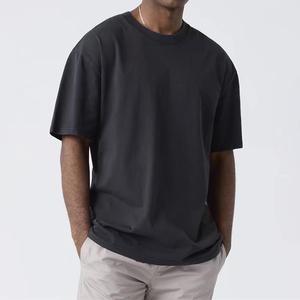 Camiseta de Algodón Blanca de Alta Calidad para Hombre, Estilo Urbano, Hombros Caídos, Personalizable con Logotipo, Tejido Grueso - Product Image 4