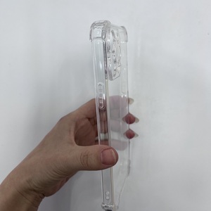 Funda de TPU transparente a prueba de golpes para teléfono móvil, cubierta de cuatro esquinas, cristal transparente, para <span class=keywords><strong>iPhone</strong></span> 13 pro max 13mini - Product Image 5