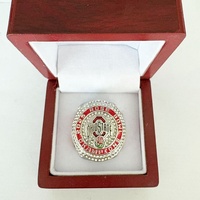 Bague de champion de la Rose Bowl de l'Ohio 2025, rouge, de qualité supérieure, pour événements sportifs, en alliage d'argent, bijoux de mode de haute qualité, adaptée