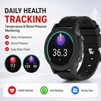 Reloj Inteligente 4G para Personas Mayores con Rastreo GPS, Llamadas Bidireccionales, Alerta de Caídas SOS y Monitor de Salud