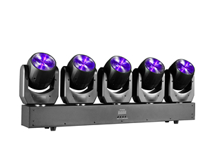 <span class=keywords><strong>TORNADO</strong></span> - Juego de 5 Luces Móviles RGBW de 60 W, 4 en 1, con Efecto de Haz, Estroboscópico, Rotación, Zoom y Pixel Beam Bar - Product Image 4