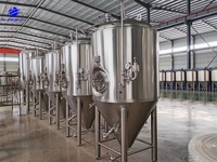 Cuve de Fermentation Cylindroconique Unitank en Acier Inoxydable SUS304 avec Enveloppe de Refroidissement au Glycol pour Brasserie