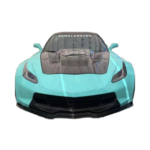 New Carbon Fiber Body Kit for Corvette C7 Including Front Shovel Rear <b>Diffuser</b> Spoiler Cover-<b>Car</b> Bumpers - Product Image 1