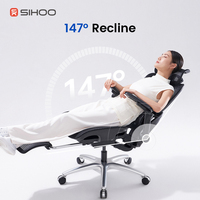 Chaise de bureau exécutive ergonomique moderne SIHOO B300-PRO avec accoudoirs réglables 6D, surface en maille respirante, hauteur réglable