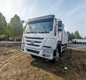 HOWO รถบรรทุกจีนคุณภาพสูง371ประเภท6x4 10ล้อพร้อมระบบขับเคลื่อนซ้ายใช้สำหรับขนส่งผลไม้ในไนจีเรีย - Product Image 1