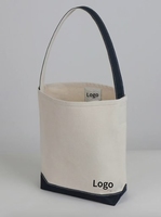 Sacs fourre-tout en toile, 24 pièces, sacs à cosmétiques en coton 18.5, sacs fourre-tout réutilisables avec poignées (colorés)