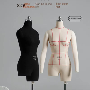 <span class=keywords><strong>Mannequin</strong></span> de <span class=keywords><strong>couture</strong></span> <span class=keywords><strong>réglable</strong></span> demi-corps de forme de robe féminine professionnelle - Product Image 1