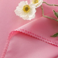 Serviettes carrées en tissu polyester, résistantes aux plis, réutilisables, lavables, faites à la main, logo personnalisé moderne, décoration de table pour mariage, banquet, hôtel