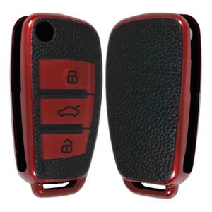 Huanyue Car Key Cover Tpu Leather Texture For Audi Q2L A3L Q3 Q7 TT A1 A6L - Product Image 2