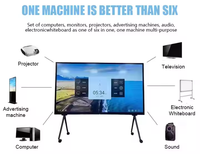 Écran tactile 86 98 pouces, affichage 4K, tableau numérique intelligent IFPD, tableau blanc interactif, tableau d'affichage pour les écoles, l'enseignement en classe