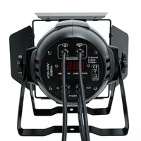 Projecteur LED COB de haute qualité 100W 200W avec contrôleur DMX512 et page de blocage de la lumière pour événements, concerts, mariages