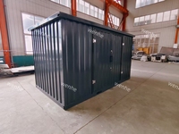 Maison de conteneur de stockage mobile simple de 12 pieds économique, transport à plat