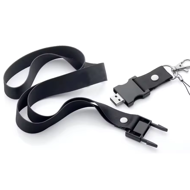 Wholesale Custom Logo Business Gift Lanyard USB Flash Drive 1GB 2GB 4GB 8GB 16GB