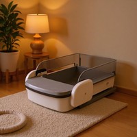 Vente en gros Bac à litière électrique pour chat Smart Pet Bac à litière pour chat semi-automatique rapide autonettoyant Bac à litière pour chat