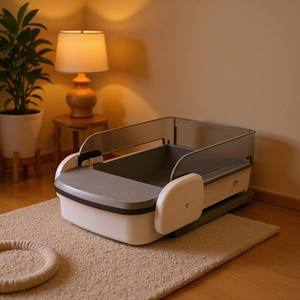 Toptan kedi Autoclean kum kabı akıllı <span class=keywords><strong>Pet</strong></span> elektrikli kedi kum kabı yarı otomatik hızlı kendini temizleme kedi kum kabı - Product Image 3