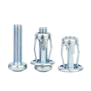 Vis d'expansion à écrou à pétale galvanisé au <span class=keywords><strong>zinc</strong></span>, vis à tête creuse Gecko, boulons à tête cylindrique, type de fixation - Product Image 4