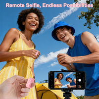Télécommande sans fil étanche en forme d'anneau à 3 boutons pour TikTok, défilement automatique, retourneur de page, contrôleur de caméra selfie (portée 10m)