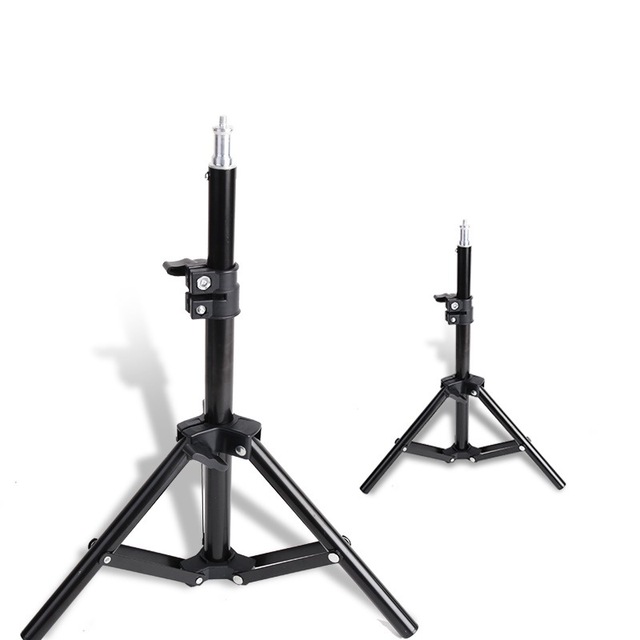 50/160/200CM Photography Studio Adjustable Light Stand Photo Tripod With 1/4 Screw Head for Flash Umbrellas Reflector Lighting