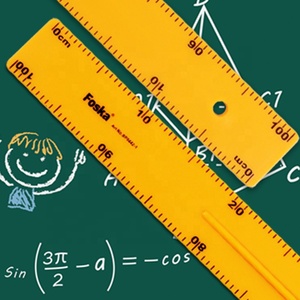 Foska regla <span class=keywords><strong>de</strong></span> plástico <span class=keywords><strong>de</strong></span> <span class=keywords><strong>enseñanza</strong></span> <span class=keywords><strong>de</strong></span> matemáticas grande resistente y robusta <span class=keywords><strong>de</strong></span> 100CM para Arquitecto ingeniero artista diseñador o maestro - Product Image 5