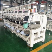 Máquina de Bordar Computarizada Tajima de 6 y 8 Cabezas, Monograma, Dahao A18, Servo Computarizado, 12 y 15 Colores, Nueva, de Alta Precisión