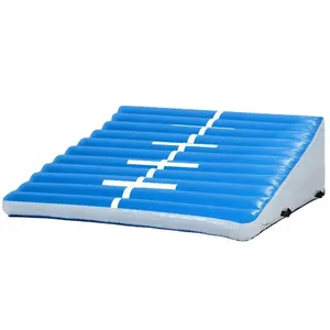 Hochwertige PVC Gymnastik Air Incline Triangle Ramp Mat Boden 2 MX2M Aufblasbare Air Gym Track Rampe