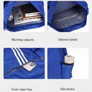 Factory Custom Sport OEM Design Adult Size <b>Drawstring</b> Bags Lightweight Feature for Tennis Players Reasonable Price Manufacturer - Product Image 3