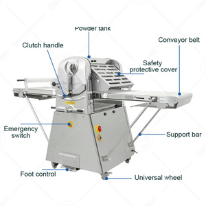 Machine à laminer automatique OCEAN pour pâte à pizza, baklava, pâte <span class=keywords><strong>feuilletée</strong></span>, machine à laminer commerciale pour pâtisserie - Product Image 2