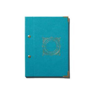 Custom Logo Restaurant Menu Book Letter A4 A5 Size Leather Menu Holder with Screw <b>Fixed</b> - Product Image 1
