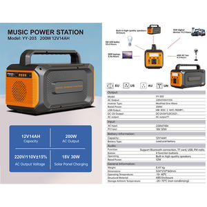 Estación de Energía Portátil de 200W 168Wh con Onda Sinusoidal Modificada, Generador Solar para Campismo al Aire Libre, Venta al Por Mayor de Fábrica - Product Image 4