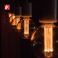 Ampoule LED vintage 2,5/3W, ampoule Edison G125, design décoratif, ampoule E27, éclairage intérieur, lumières décoratives