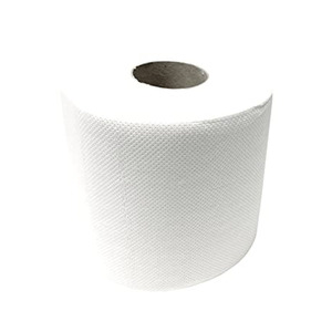Actory-rollos de papel blanco reciclado, toalla de mano de 1/2 capas, rollo de papel en relieve para centro de alimentación - Product Image 4