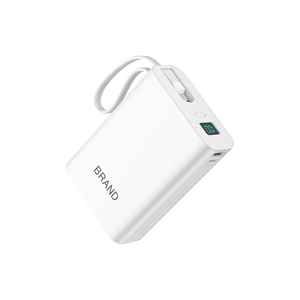 Vente en gros de banque d'alimentation en PVC 20000mAh 22.5W chargeur sans fil portable affichage LED câble de type C intégré pour le chargement de téléphone de voyage - Product Image 2