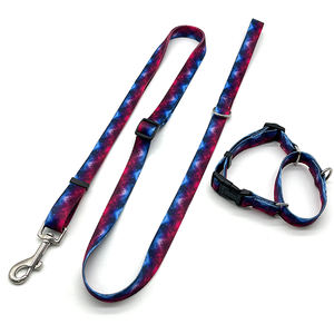 <span class=keywords><strong>Collar</strong></span> y Correa para Perro Personalizados al por Mayor, de Nailon y Aleación, con Impresión por Sublimación, de Poliéster, con Liberación Rápida, Ecológicos y Coloridos - Product Image 4