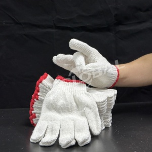 Gants de travail en coton tricotés de qualité supérieure, toutes tailles, adaptés à tous les types de travail, fabricant de gants en coton de calibre <span class=keywords><strong>7</strong></span> et 10 - Product Image 1