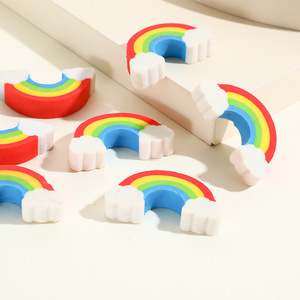 Gommes en caoutchouc arc-en-ciel personnalisées de petite taille avec un design original, articles de papeterie pour les cadeaux de fête des enfants et les cadeaux d'occasions spéciales - Product Image 4