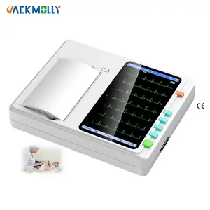 JM-7031 penjualan terbaik elektrokardiogram medis 12 Lead 3 saluran mesin cardiografi ECG Digital portabel