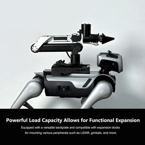 Robot quadrupè<span class=keywords><strong>de</strong></span> à roues à adaptation rapide au terrain, programmation open source, robot chien IA pour la patrouille <span class=keywords><strong>de</strong></span> <span class=keywords><strong>sécurité</strong></span>, la cartographie et l'éducation STEM - Product Image 2