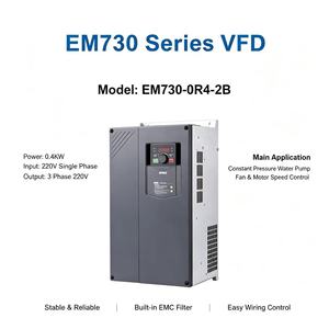 SINEE EM730-0R4-2B 0.4KW 220V ไดรฟ์ปรับความถี่เฟสเดียว สำหรับปั๊มน้ำแรงดันคงที่ CE OEM - Product Image 3