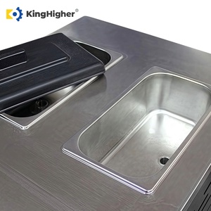 Máquina Comercial de Helado Suave con Pre-Enfriamiento, 3 Sabores, de Pie, Fabricante Profesional de Acero Inoxidable para Helados y Snacks - Product Image 6