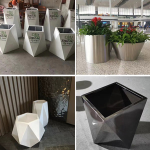 Macetas Rectangulares Altas Maorong de Acero Inoxidable con Recubrimiento en Polvo, Duraderas, Capacidad de 37L, para Jardín y Hogar, con Tamaño Personalizable - Product Image 3
