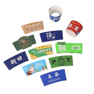 Hot Paper Cup Sleeve Custom Paper Coffee Cup Sleeve With Logo Coffee Paper Cups