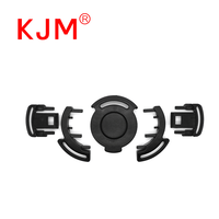 KJM Ceinture de harnais à sangle de sécurité à 5 points avec logo personnalisé et boucle en plastique pour chaise haute pour bébé